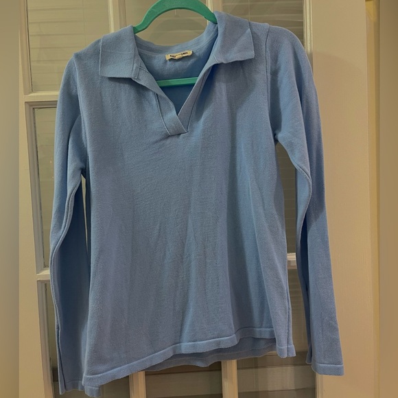 SOLD Djerf avenue blue getaway top in perfect condition only worn once! - Picture 2 of 5